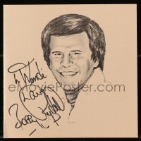 7s141 BOBBY RYDELL signed 6x6 booklet 1970s includes Robby Rydell Salutes the Great Ones record!