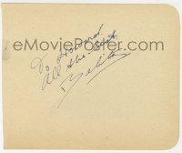 7s250 BELITA signed 5x6 cut album page 1940s includes a 1948 lobby card from The Hunted & more!