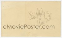 7s260 KIM NOVAK signed 3x5 index card 1960s includes a 1957 lobby card from Pal Joey!