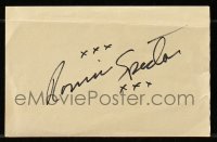 7s148 RONNIE SPECTOR signed 4x6 cut album page 1980s includes a 1987 Unfinished Business record!