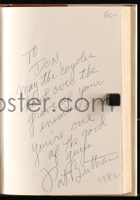 7s091 PAT BUTTRAM signed 1st edition hardcover book 1978 Gene Autry's book Back in the Saddle Again!