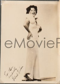 7s123 GERTRUDE NIESEN signed 5x7 fan photo in 12x13 display 1940s ready to frame & hang on the wall!