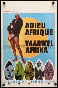 7t341 AFRICA ADDIO Belgian 1966 Jacopetti & Prosperi, gave you Mondo Cane!