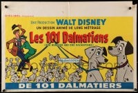 7t413 ONE HUNDRED & ONE DALMATIANS Belgian 1961 most classic Walt Disney canine family cartoon!