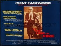 7t063 IN THE LINE OF FIRE British quad 1993 Wolfgang Petersen, Clint Eastwood as bodyguard!