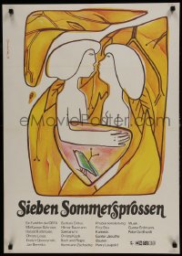 7t643 SIEBEN SOMMERSPROSSEN East German 23x32 1980 Zschoche, Blumenthal art of lovers!