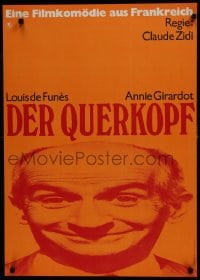 7t656 SPAT East German 23x32 1979 director/star Louis de Funes, Annie Girardot!