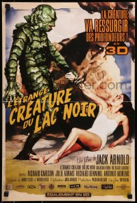 7t205 CREATURE FROM THE BLACK LAGOON French 16x24 R2012 art of monster holding sexy Julie Adams!