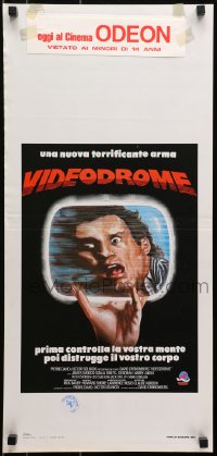 7t832 VIDEODROME Italian locandina 1985 David Cronenberg, James Woods, Debbie Harry, different!
