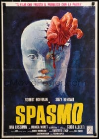 7t818 SPASMO Italian 19x26 1974 Umberto Lenzi Spasmo, cool gruesome art by Ezio Tarantelli