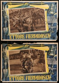 7t851 ETTORE FIERAMOSCA group of 5 Italian 13x19 pbustas R1950 great images of Gino Servi!