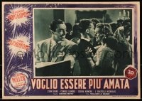 7t873 ORCHESTRA WIVES Italian 14x19 pbusta 1948 Cesar Romero watches sexy woman dance!