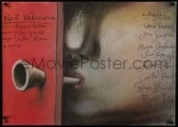 7t732 POWROT WABISZCZURA Polish 27x37 1989 Zbigniew Rebzda, bizarre Stasys art!