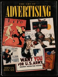 7w145 ART OF ADVERTISING hardcover book 1982 with lots of full-page color images!