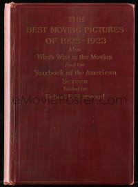 7w147 BEST MOVING PICTURES OF 1922-1923 hardcover book 1923 who's who in the American movies!