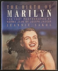 7w148 BIRTH OF MARILYN foil hardcover book 1991 lost photographs of Norma Jean by Joseph Jasgur!