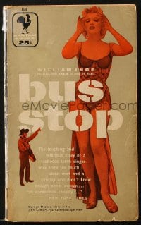 7w271 BUS STOP paperback book 1956 William Inge story made into a Marilyn Monroe movie!