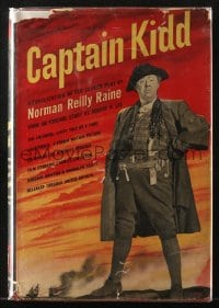 7w032 CAPTAIN KIDD World Publishing movie edition hardcover book 1945 pirate Charles Laughton!