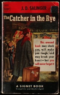 7w274 CATCHER IN THE RYE Signet paperback book 1953 complete & unabridged novel by J.D. Salinger!