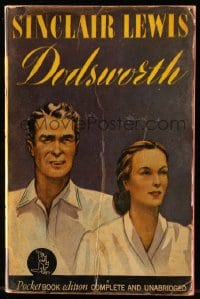7w276 DODSWORTH Pocket Book edition paperback book 1941 the complete novel by Sinclair Lewis!