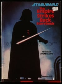 7w154 EMPIRE STRIKES BACK hardcover book 1984 storybook with lots of full-color photographs!