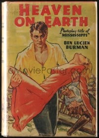 7w043 HEAVEN ON EARTH Grosset & Dunlap movie edition hardcover book 1931 Lew Ayres, Anita Louise