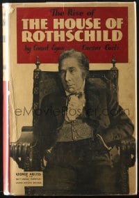7w049 HOUSE OF ROTHSCHILD Grosset & Dunlap movie edition hardcover book 1934 George Arliss, Karloff!