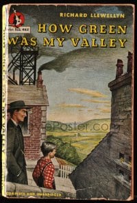 7w281 HOW GREEN WAS MY VALLEY Pocket Book edition paperback book 1941 Richard Llewellyn's novel!