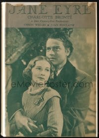 7w055 JANE EYRE Grosset & Dunlap movie edition hardcover book 1944 Orson Welles & Joan Fontaine!