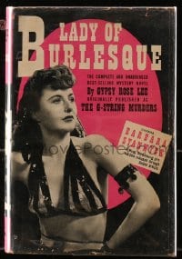 7w060 LADY OF BURLESQUE World Publishing movie edition hardcover book 1943 sexy Barbara Stanwyck!
