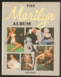 7w165 MARILYN ALBUM hardcover book 1991 many photographs of sexy Monroe from the 1940s to 1962!