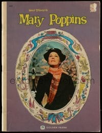 7w234 MARY POPPINS softcover book 1964 w/color illustrations from the Walt Disney musical classic!
