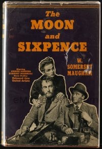 7w074 MOON & SIXPENCE Grosset & Dunlap movie edition hardcover book 1942 George Sanders, Maugham