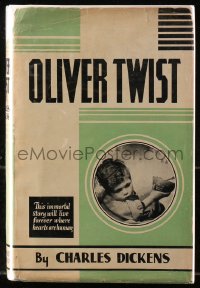 7w083 OLIVER TWIST Grosset & Dunlap movie edition hardcover book 1933 Charles Dickens classic!