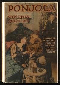 7w087 PONJOLA Grosset & Dunlap movie edition hardcover book 1923 Anna Q. Nilsson, Donald Crisp