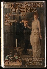 7w089 PRISONER OF ZENDA Grosset & Dunlap movie edition hardcover book 1922 Ramon Navarro, Alice Terry