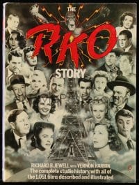 7w184 RKO STORY hardcover book 1982 complete studio history, 1,051 films described & illustrated!