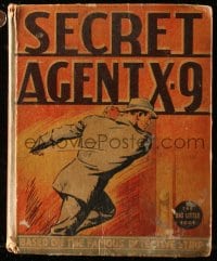 7w018 SECRET AGENT X-9 Big Little Book hardcover book 1936 based on the famous detective strip!