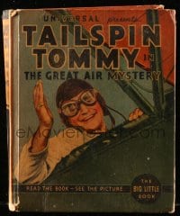 7w022 TAILSPIN TOMMY IN THE GREAT AIR MYSTERY Big Little Book hardcover book 1935 Universal serial!