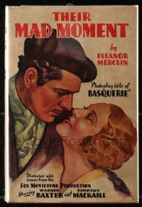 7w105 THEIR MAD MOMENT Grosset & Dunlap movie edition hardcover book 1931 Dorothy Mackaill, Baxter