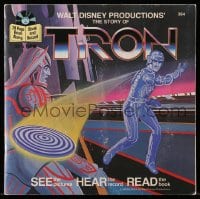 7w256 TRON softcover book w/record 1982 see the pictures, hear the record, read the book!