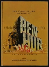 7w468 BEN-HUR hardcover souvenir program book 1960 Charlton Heston, William Wyler classic epic!