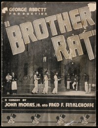 7w476 BROTHER RAT stage play souvenir program book 1936 comedy by John Monks Jr. & Fred Finklehoffe!
