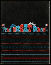 7w522 GREAT RACE English souvenir program book 1965 Blake Edwards, Tony Curtis, Jack Lemmon & Natalie Wood!