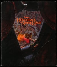7w541 HUNCHBACK OF NOTRE DAME souvenir program book 1996 Disney cartoon version of Hugo's story!