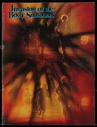 7w549 INVASION OF THE BODY SNATCHERS souvenir program book 1978 Kaufman classic sci-fi remake!