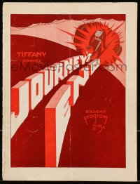 7w556 JOURNEY'S END souvenir program book 1930 early James Whale, Savage art of soldier on horizon!