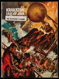 7w561 KRAKATOA EAST OF JAVA souvenir program book 1969 day that shook Earth to its core, Cinerama