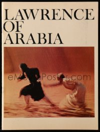 7w562 LAWRENCE OF ARABIA 27pg souvenir program book 1963 David Lean classic starring Peter O'Toole!