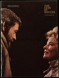 7w563 LION IN WINTER souvenir program book 1968 Katharine Hepburn, Peter O'Toole as Henry II!